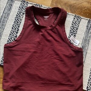BRAND NEW Old Navy Maroon Go-Dry Racerback Sports Tank